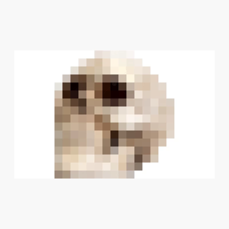 8bit Pixel Gothic Skull †††† Graphic Design Pattern Travel Mug