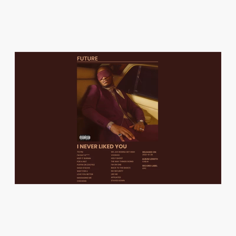 Future's Hip-Hop Album Cover: Luxury Vibes and Tracklist Revealed Travel Mug