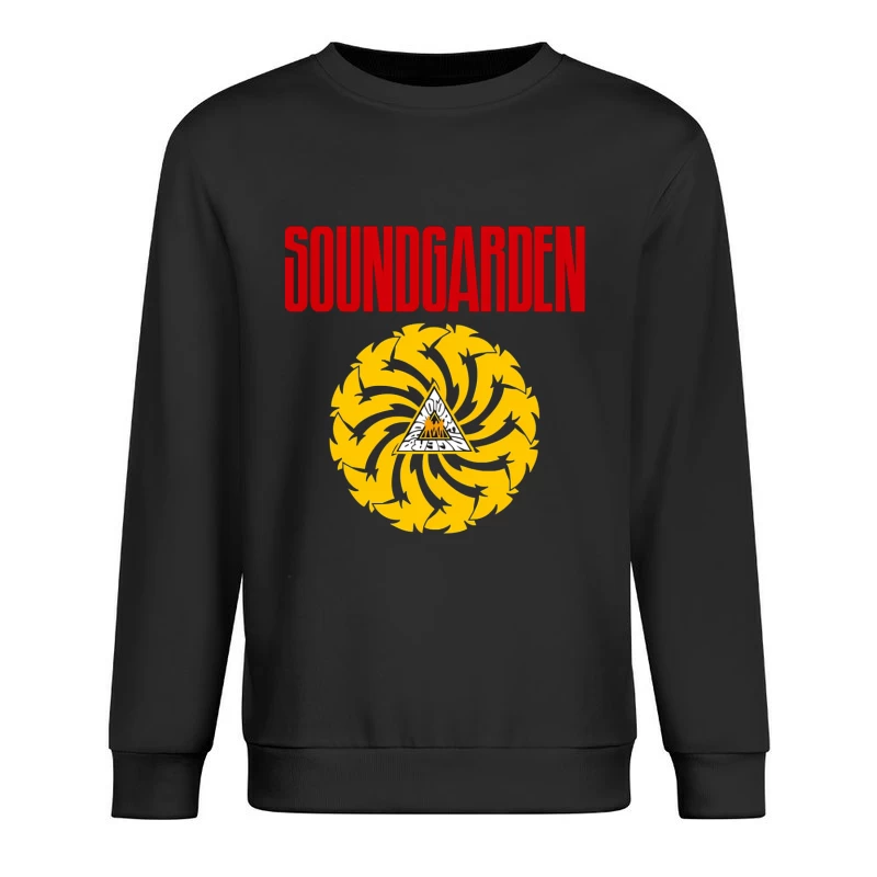 Soundgarden Band Logo with Badmotorfinger Album Symbol Male Pullover Sweatshirt