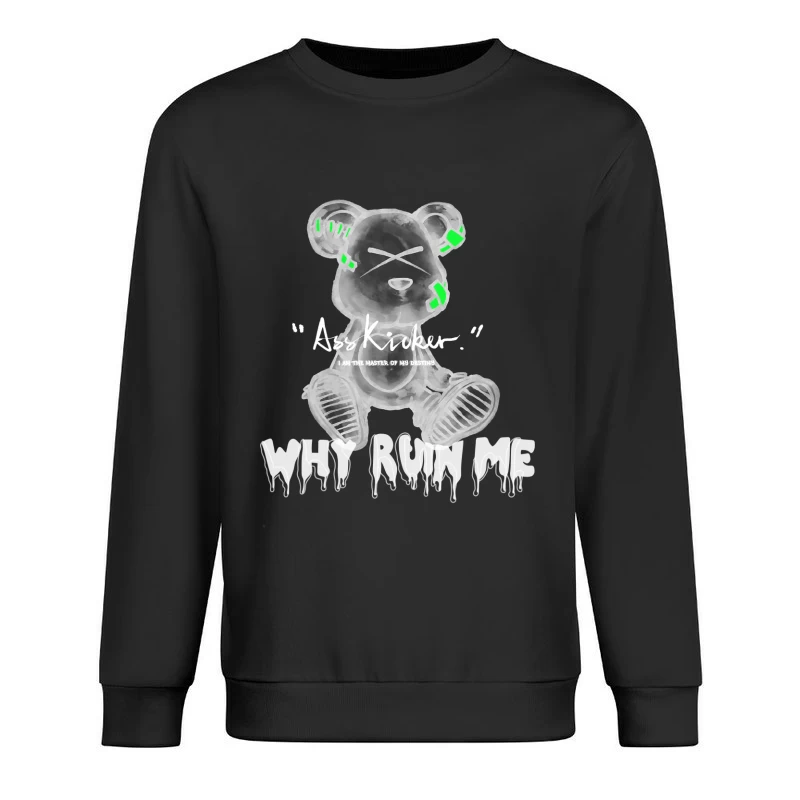 Künstlerischer Bär Silhouette Herren Pullover Sweatshirt