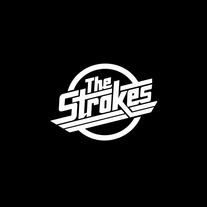 The Strokes Band Logo Outline Travel Mug