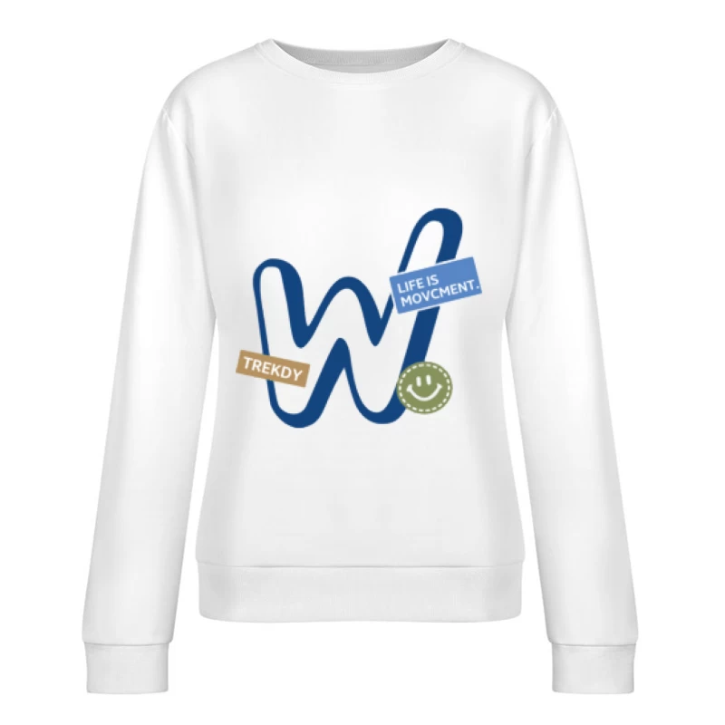 Bewegung und Trekking Damen Pullover Sweatshirt