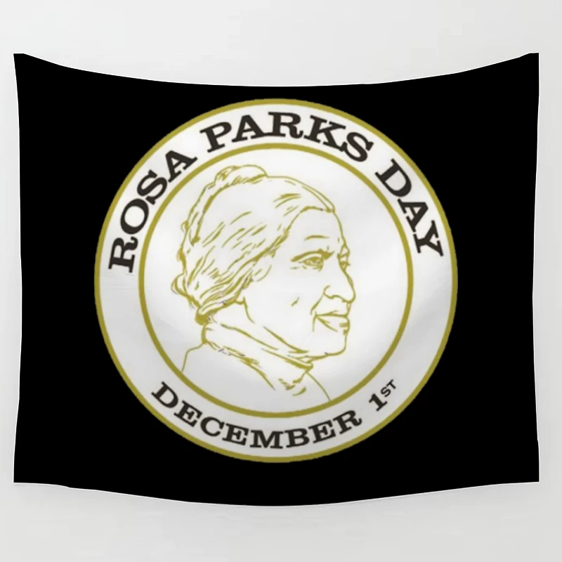 Rosa Parks Nah Logo Tapestry