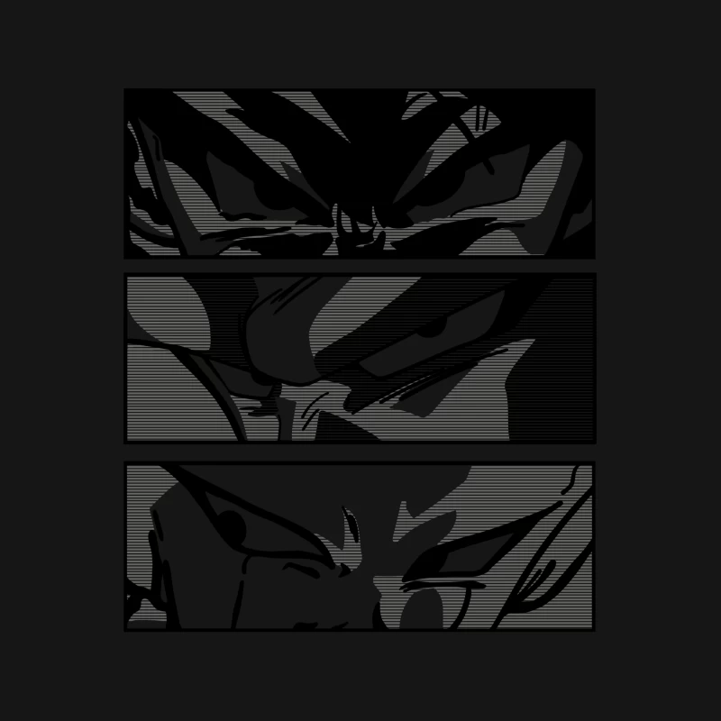 Mysteriöse Comic-Silhouette Damen T-Shirt