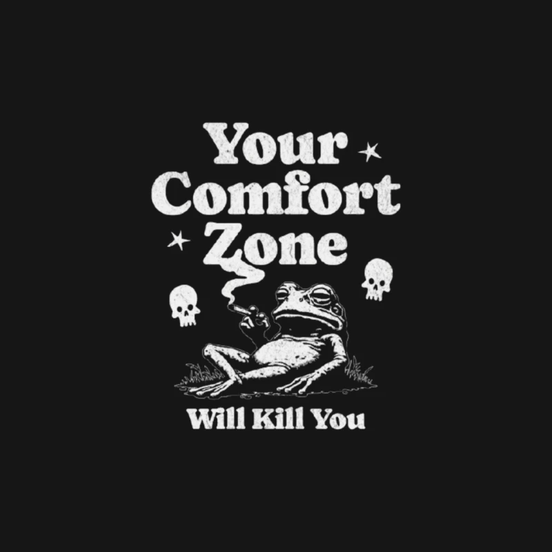 Comfort Zone Typography with Playful Dinosaur Design Mouse Pad