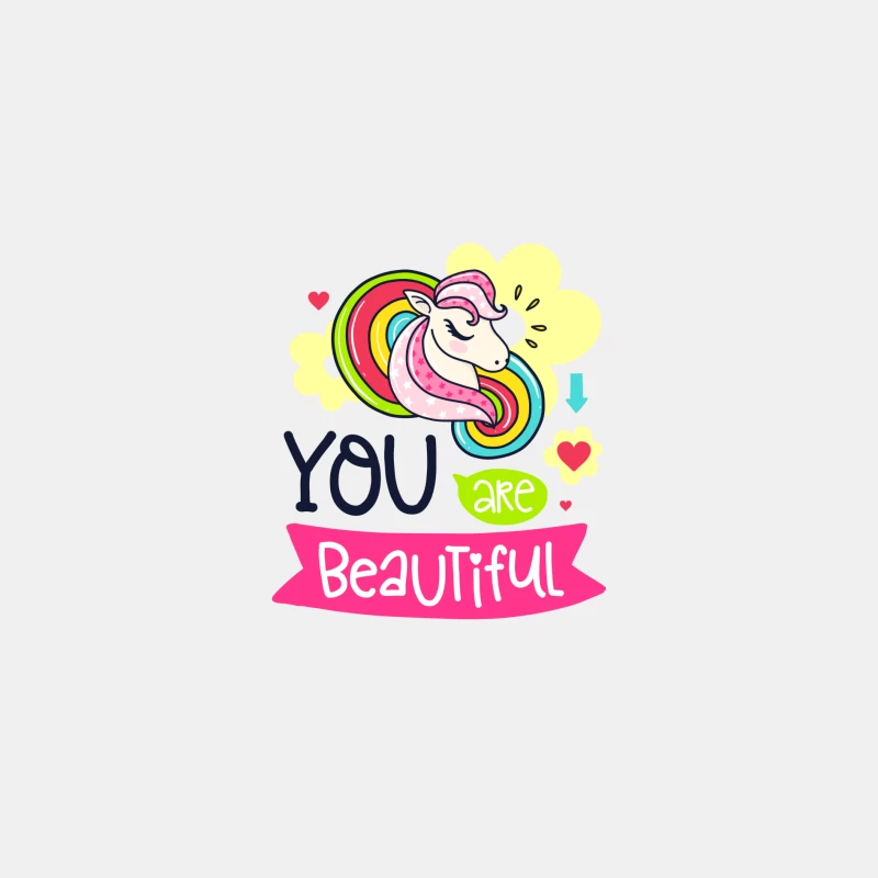 Illustration de licorne colorée avec message inspirant Homme Débardeur