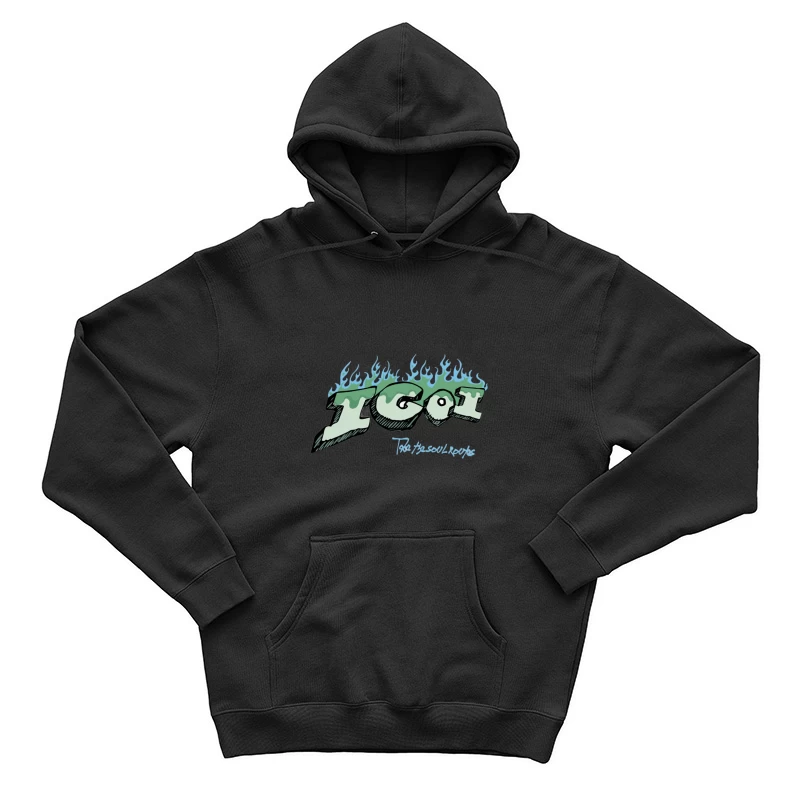IGOT Grafik mit Flammen und Text Herren Pullover Hoodie
