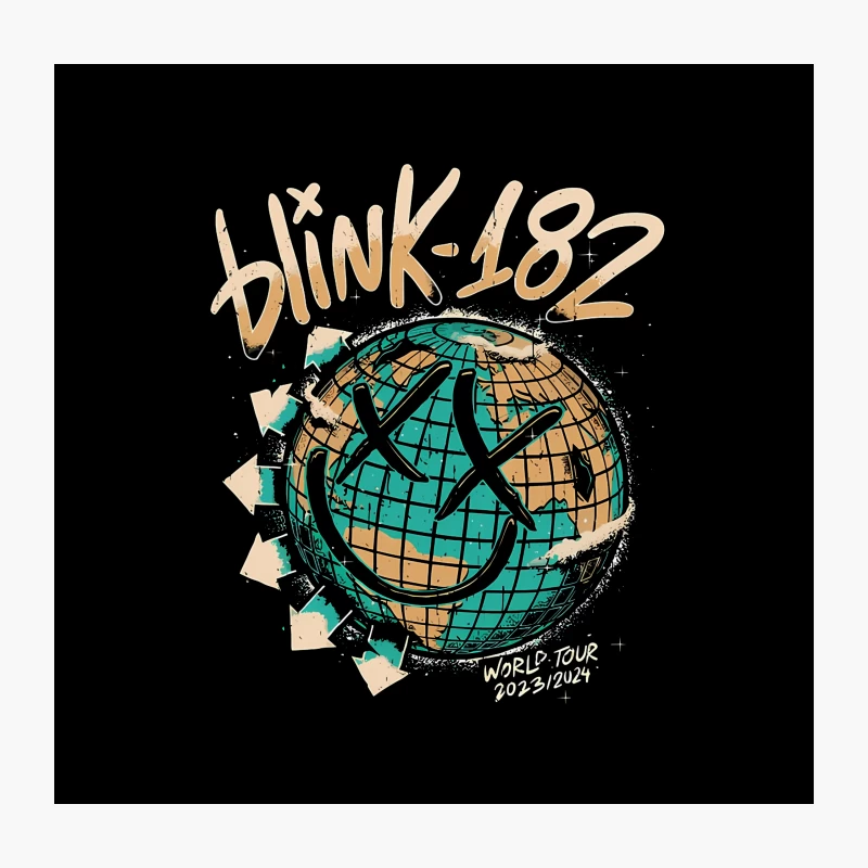 Punk World Throw Pillow