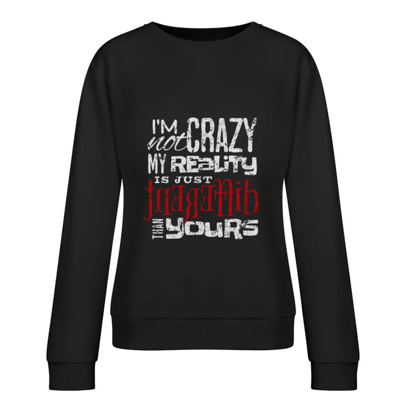 Andersartige Realität Damen Pullover Sweatshirt