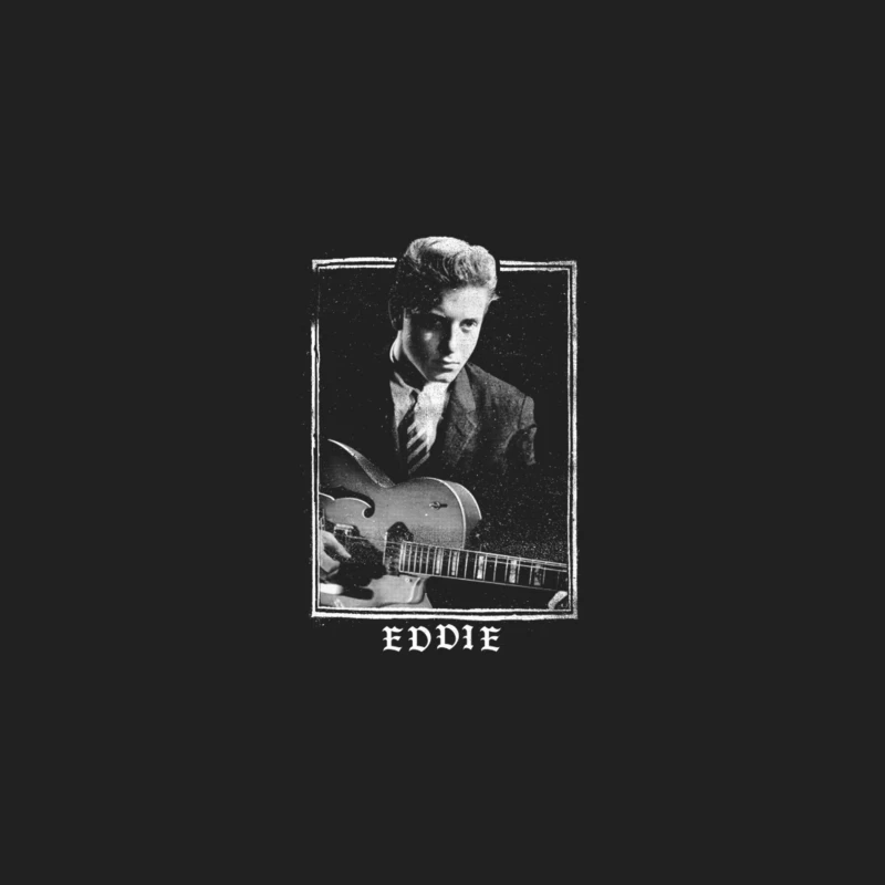 Eddie Cochran  Rock N Roll Vintage Look Fan Design Bucket Hat