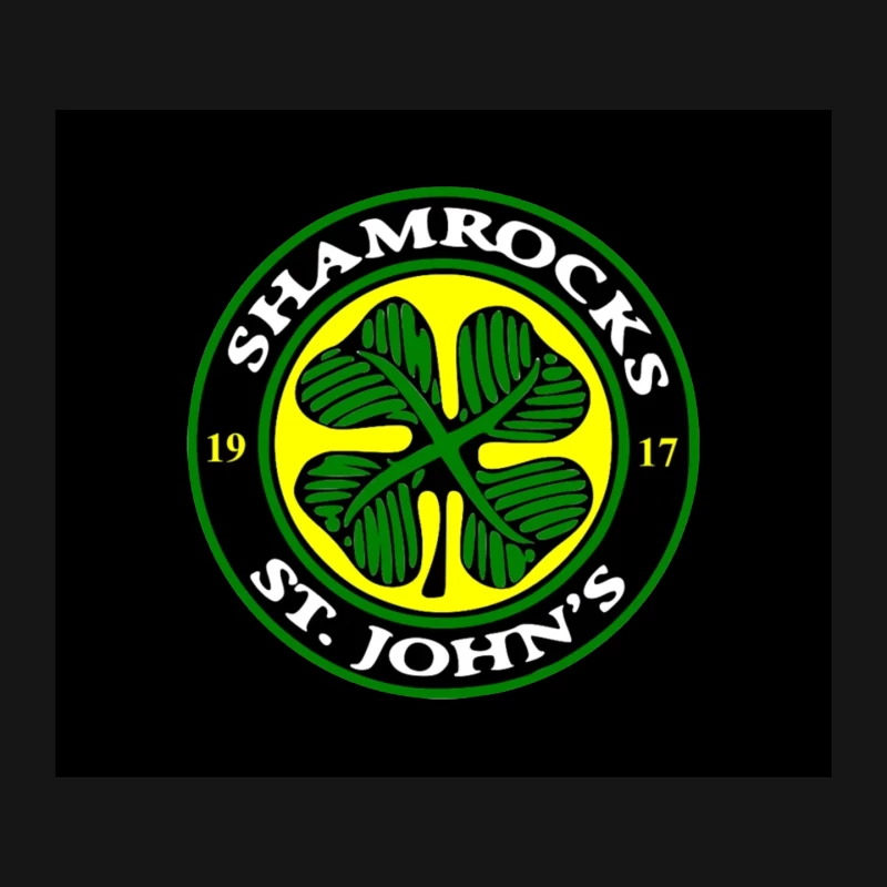 Shamrock Logo of St. John's Celtic Club Mouse Pad