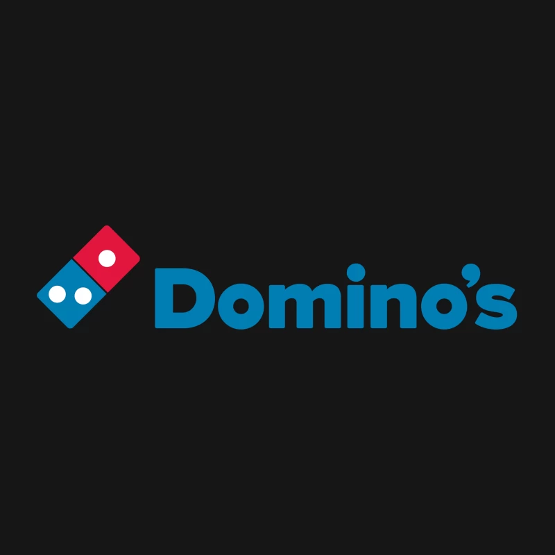 Domino's Pizza Corporate Logo in Blue and Red Desk Mat