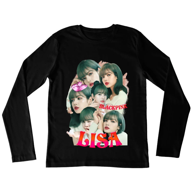 BLACKPINK Lisa - K-pop Icon in Fashion and Music Female Long Sleeve T-Shirt