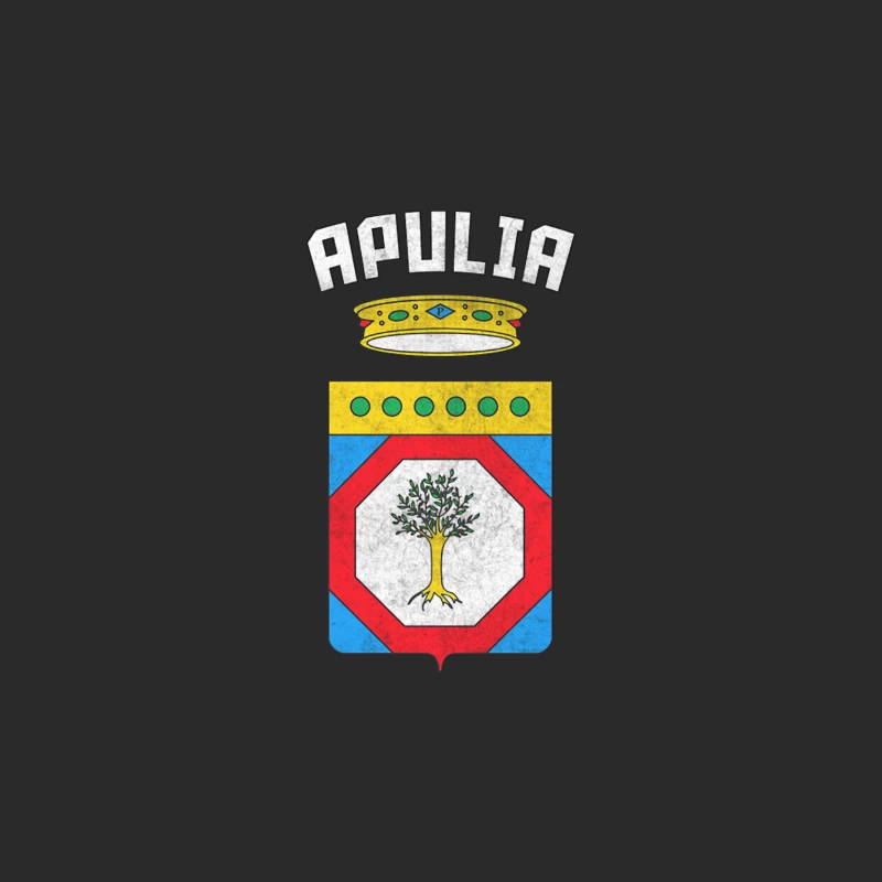 Apulia  Puglia Italy Region Coat of Arms  Vintage Style Baseball Cap