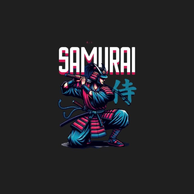 Dynamischer Samurai-Krieger Herren Tanktops