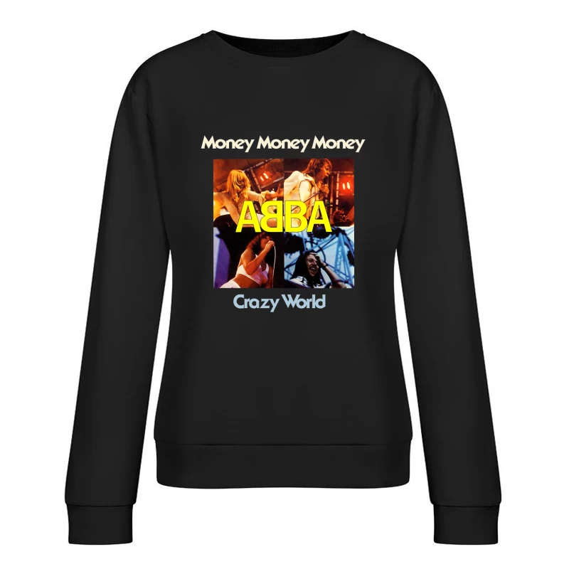 Abba Crazy World Female Pullover Sweatshirt