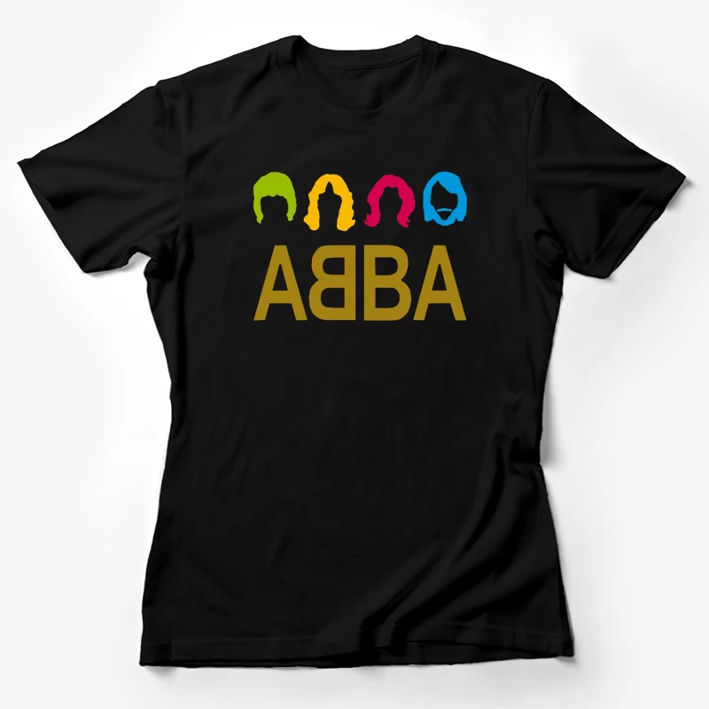 Abba Band Colorful Female T-Shirt