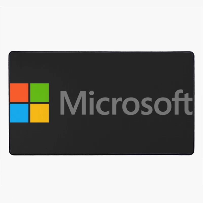 Microsoft Corporation Official Logo Design Desk Mat