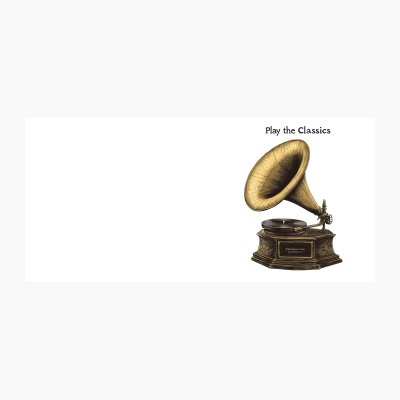 Vintage Gramophone: Play the Classics on an Antique Music Player Coffee Mug