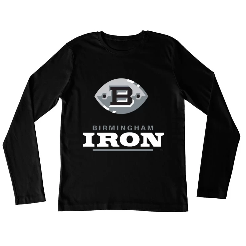 Birmingham Iron AAF Football Female Long Sleeve T-Shirt