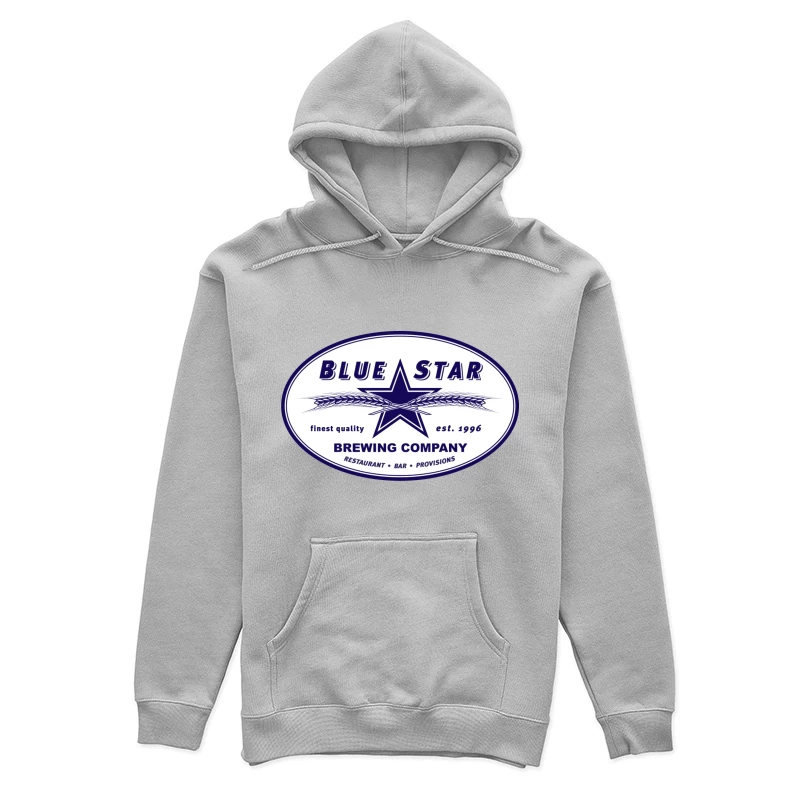 Blue Star Beer Female Pullover Hoodie