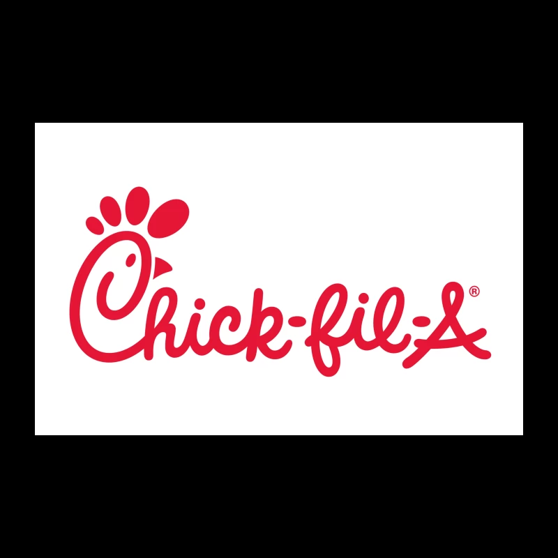 Chick-fil-A Restaurant Chain Logo in Red Travel Mug