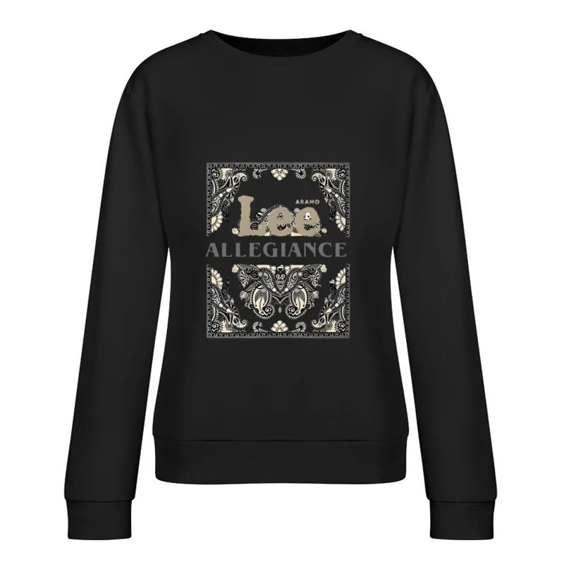 Motif Bandana Alamo Lee Allegiance Femme Sweat-shirt à enfiler