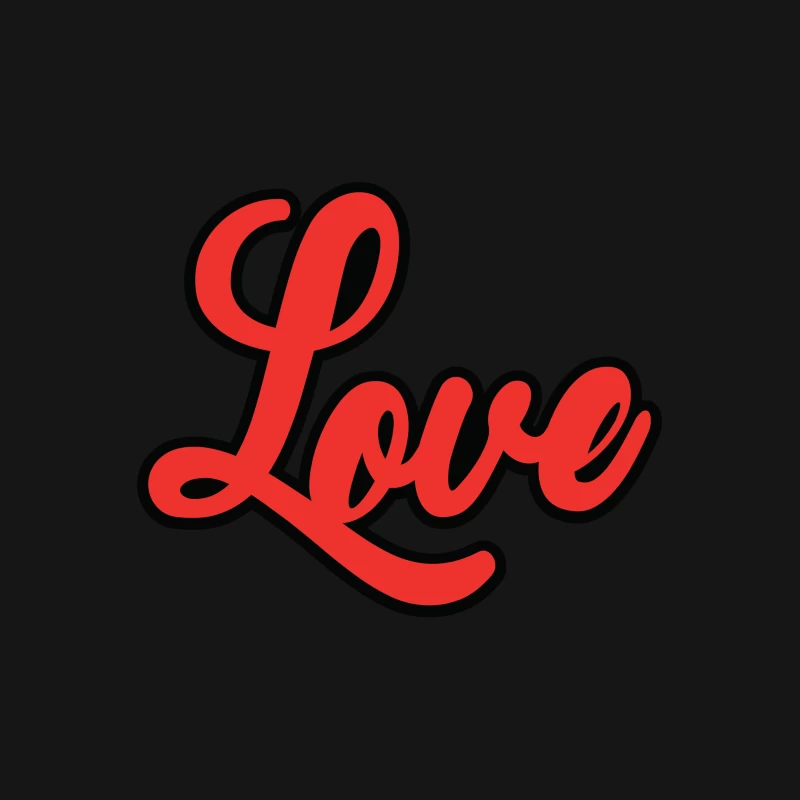 Motif avec amour rouge Femme T-Shirt