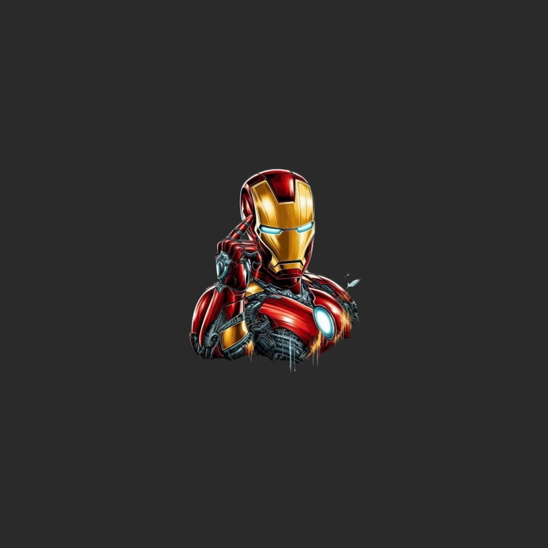 Iron Man Artwork Baseball Cap
