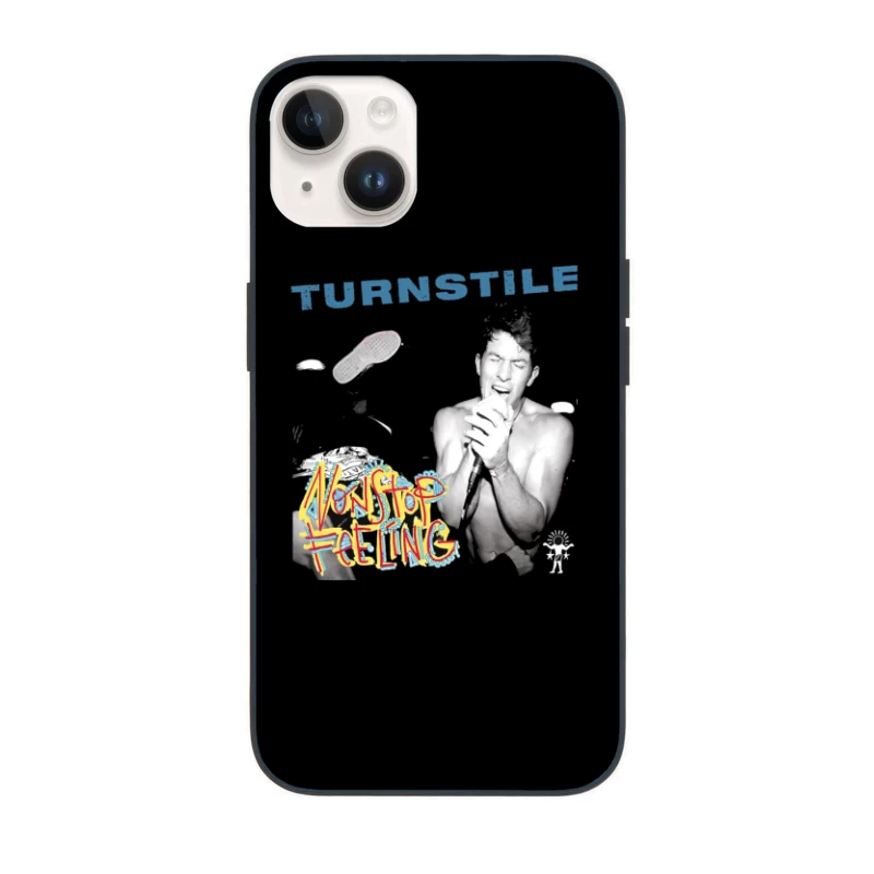 Turnstile: Nonstop Feeling Album Cover with Graffiti Art iPhone Case