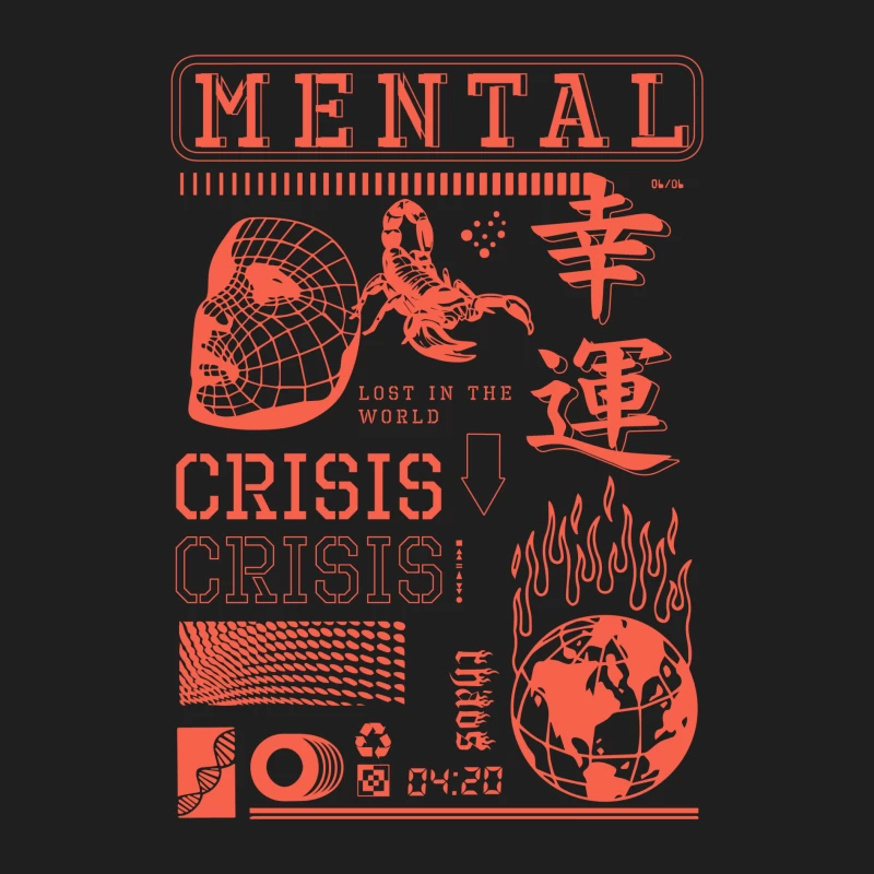 Mentale Krise und Glück Herren Tanktops