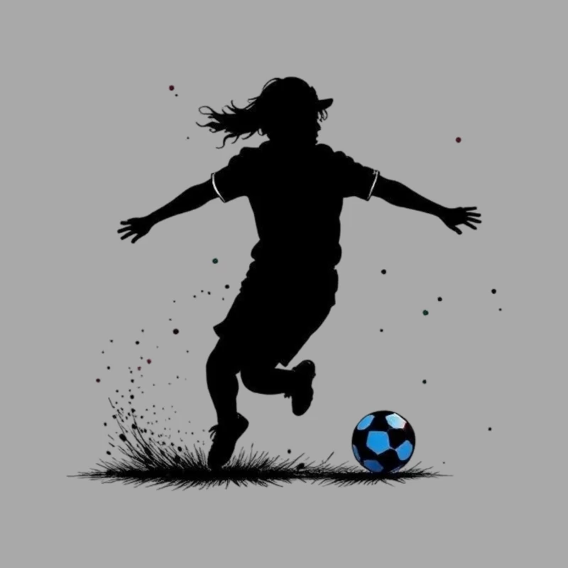 Dynamic Soccer Celebration Male Pullover Hoodie