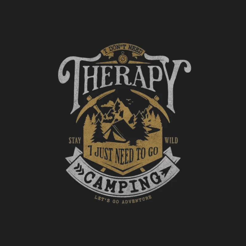 Thérapie de camping: Aventure en plein air Homme Débardeur