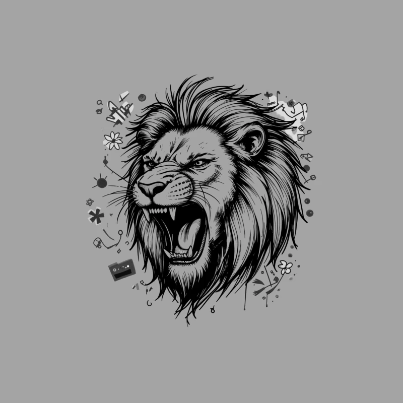 Roaring Lion Illustration