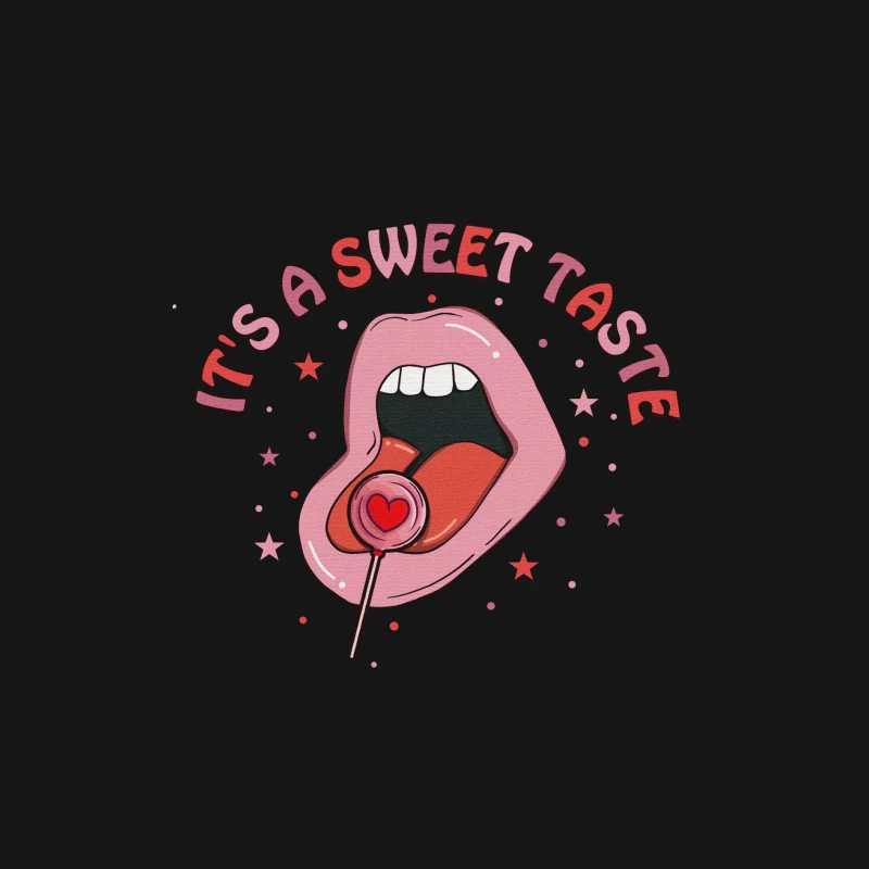 Süßer Geschmack mit einem Lollipop Herren Langarm T-Shirt