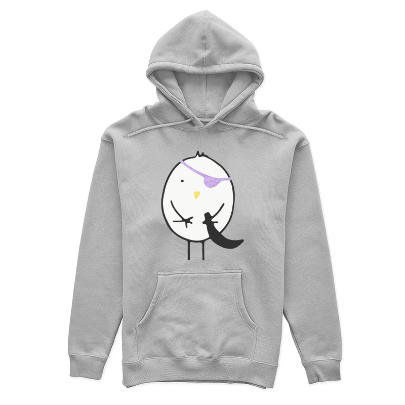 Oiseau pirate avec cache-œil Femme Sweat à capuche