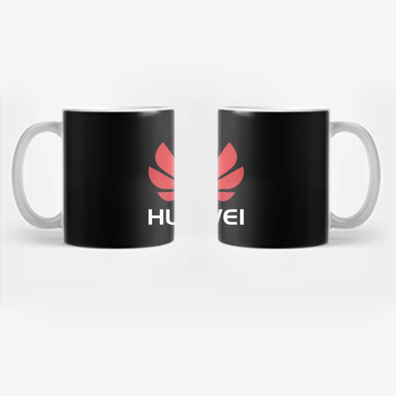 Huawei Red Corporate Logo Design Coffee Mug