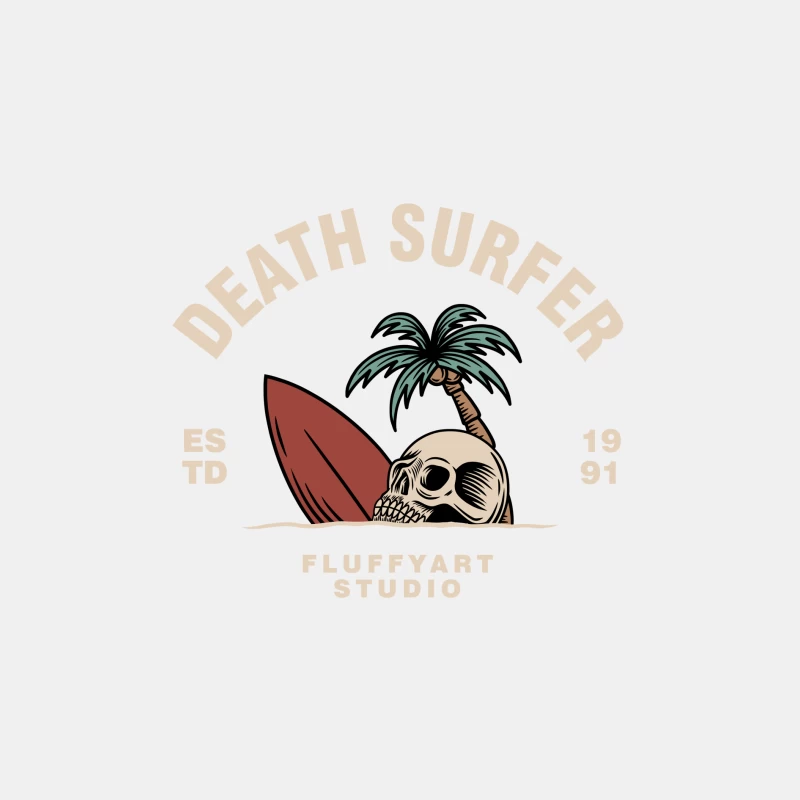 Death Surfer Studio Logo Male Tank Top