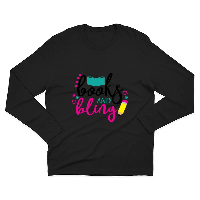 Livres et Style Homme Manches Longues T-Shirt