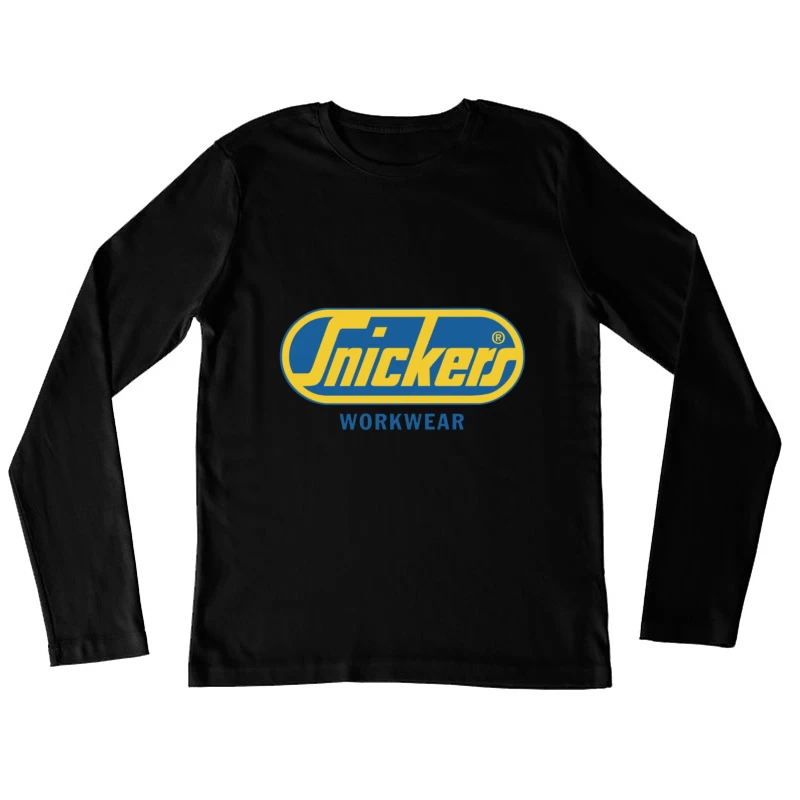 Snickers Workwear Brand Logo Design Female Long Sleeve T-Shirt