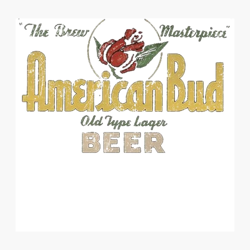 American Bud Throw Pillow