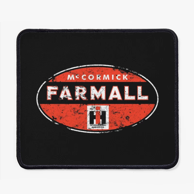 Vintage McCormick Farmall International Harvester Logo Mouse Pad