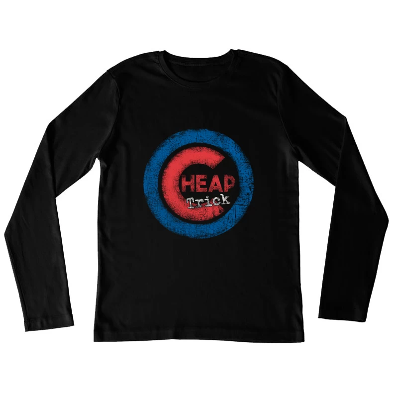 Cheap Trick Vintage Logo Female Long Sleeve T-Shirt