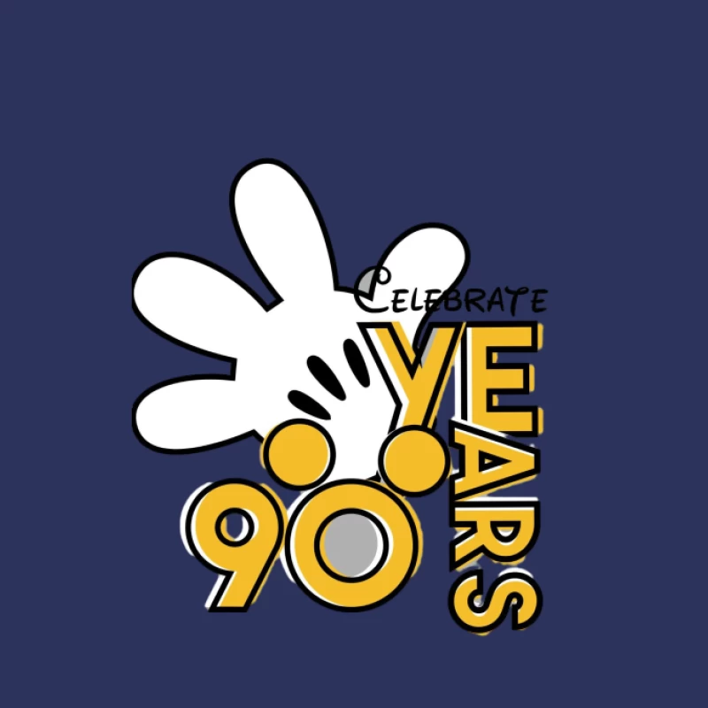 90 Jahre Jubiläum Feiern Herren T-Shirt
