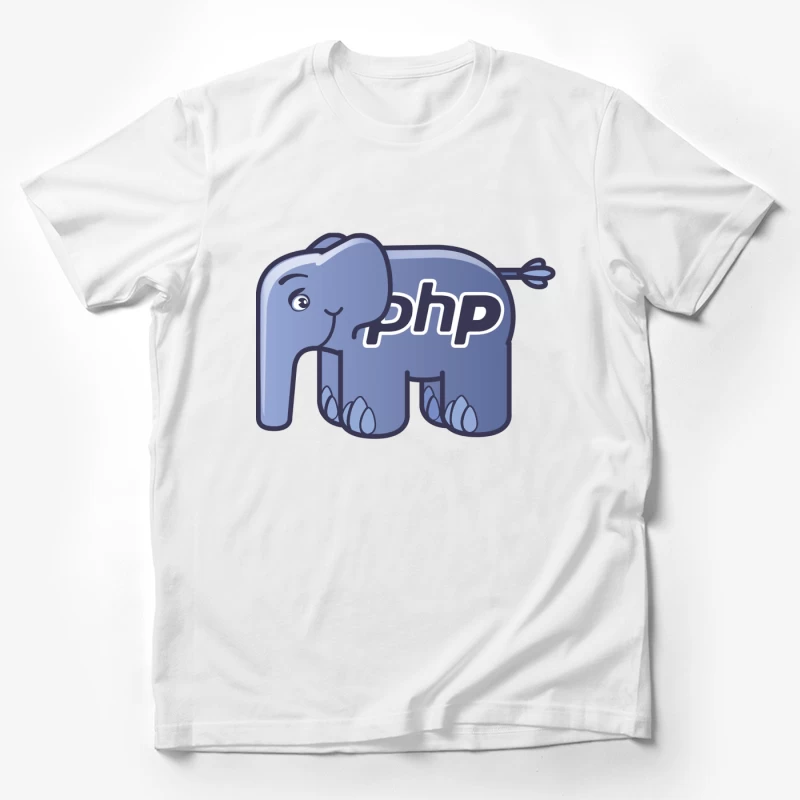 PHP Programming Language Elephant Mascot Logo Male T-Shirt