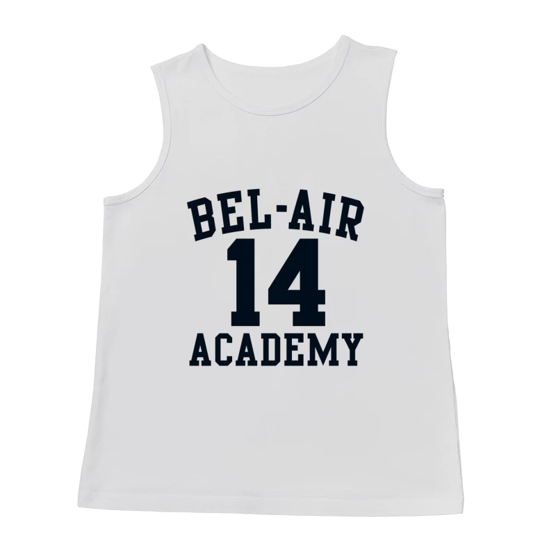 Bel-Air Academy Number 14 Athletic Jersey Design Male Tank Top