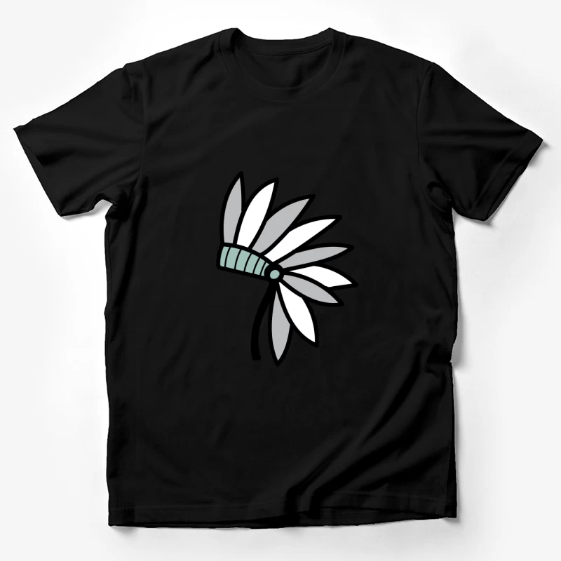 Coiffe à plumes stylisée Homme T-Shirt