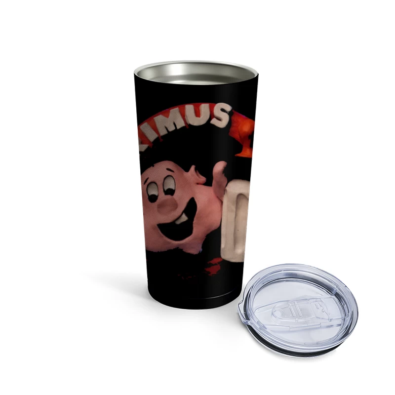 Vintage Primus Beer Mascot with Beer Mug Travel Mug