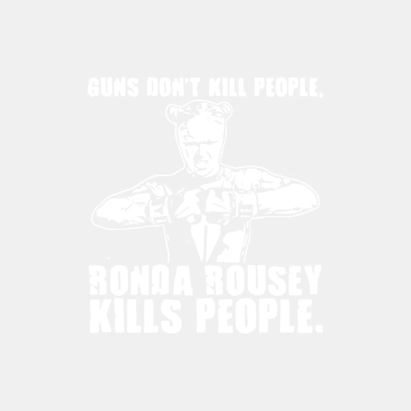 Ronda Rousey MMA UFC Fighting Judo Gold Medal Guns Dont Kill Male Tank Top