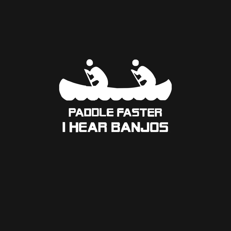 Paddle Faster I Can Hear Banjos Desk Mat